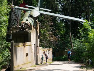 Flugzeugabsturz Saurierpark